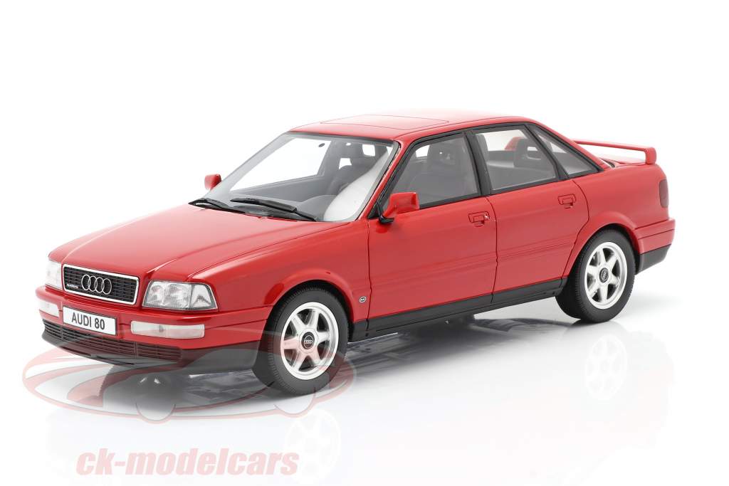 Audi 80 Quattro Competition anno 1994 laser rosso 1:18 OttOmobile