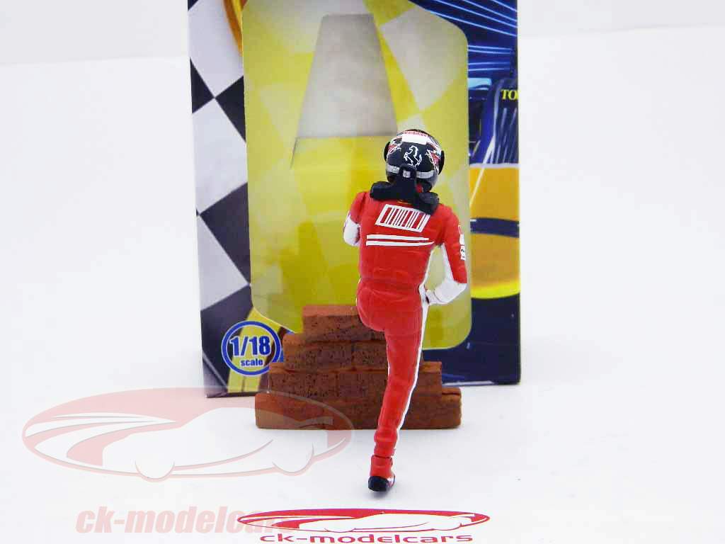 K.Raikkonen driver figure formula 1 world champion 2007 standing Ed.3 1:18 TopMo