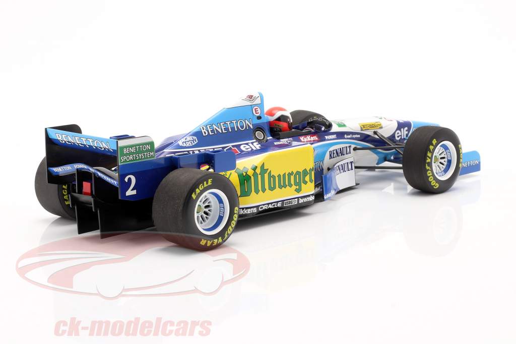 Johnny Herbert Benetton B195 #2 Vincitore Britannico GP formula 1 1995 1:18 Minichamps