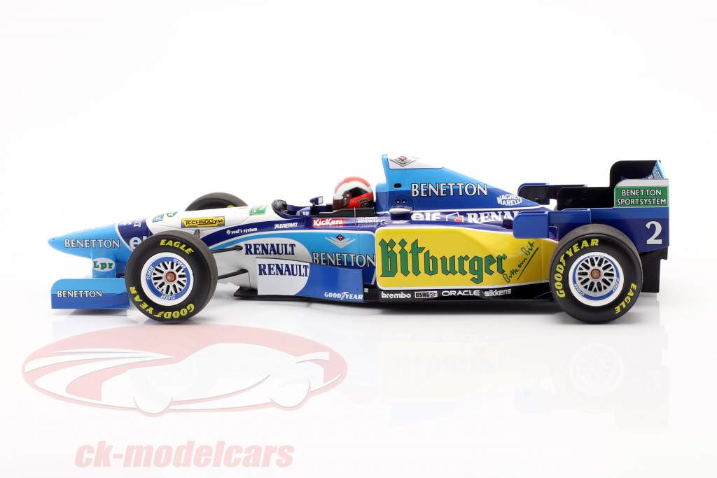 Johnny Herbert Benetton B195 #2 Winner British GP formula 1 1995 1:18 Minichamps