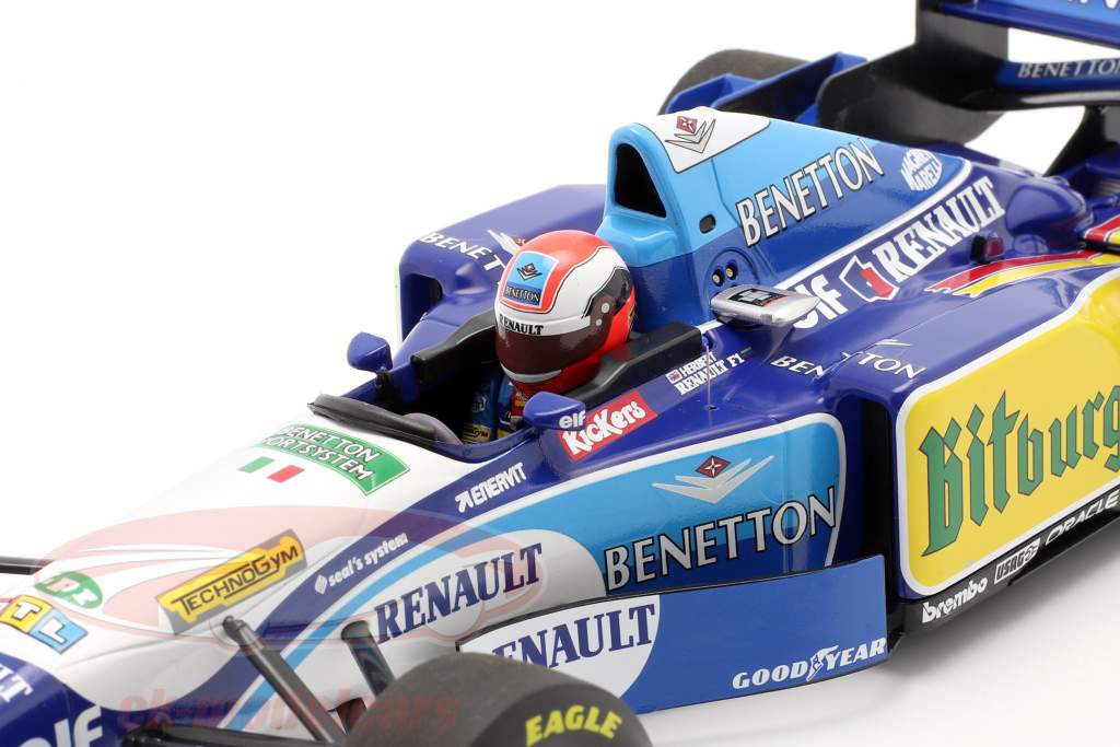 Johnny Herbert Benetton B195 #2 Vincitore Britannico GP formula 1 1995 1:18 Minichamps