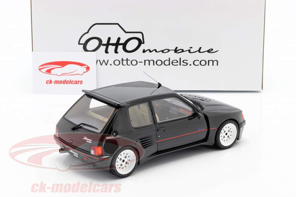 Peugeot 205 Dimma Année de construction 1989 noir 1:18 OttOmobile