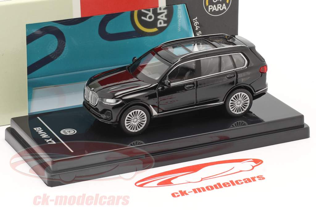 BMW X7 (G07) LHD Byggeår 2019 sort 1:64 Paragon Models