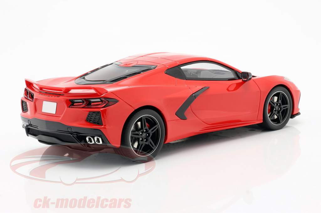 Chevrolet Corvette C8 Baujahr 2020 fackelrot 1:18 GT-Spirit