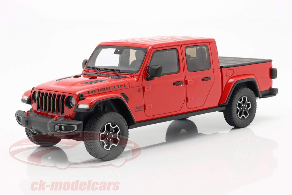 Jeep Gladiator Rubicon 建設年 2019 firecracker 赤 1:18 GT-Spirit