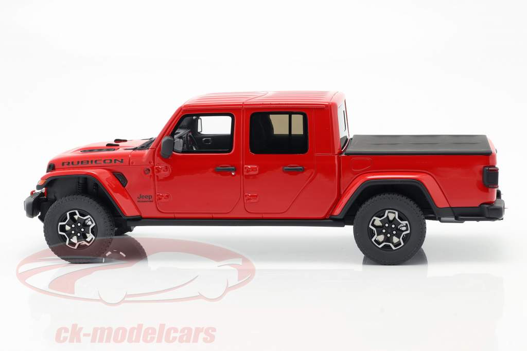 Jeep Gladiator Rubicon 建設年 2019 firecracker 赤 1:18 GT-Spirit