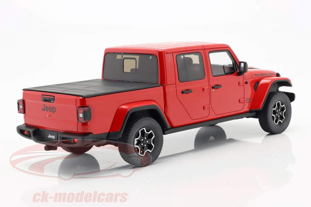 Jeep Gladiator Rubicon Anno di costruzione 2019 firecracker rosso 1:18 GT-Spirit