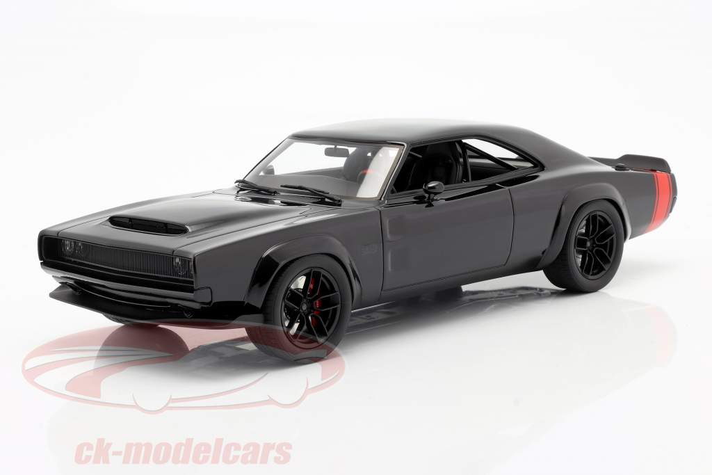 Dodge Super Charger SEMA Concept Car 1968 black / red 1:18 GT-Spirit