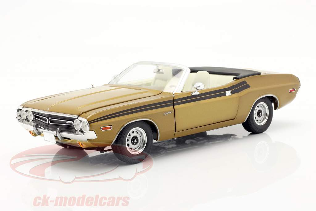 Dodge Challenger 340 1971 séries de TV The Mod Squad (1968-73) ouro 1:18 Greenlight