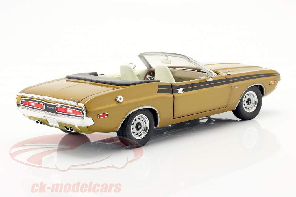 Dodge Challenger 340 1971 séries de TV The Mod Squad (1968-73) ouro 1:18 Greenlight
