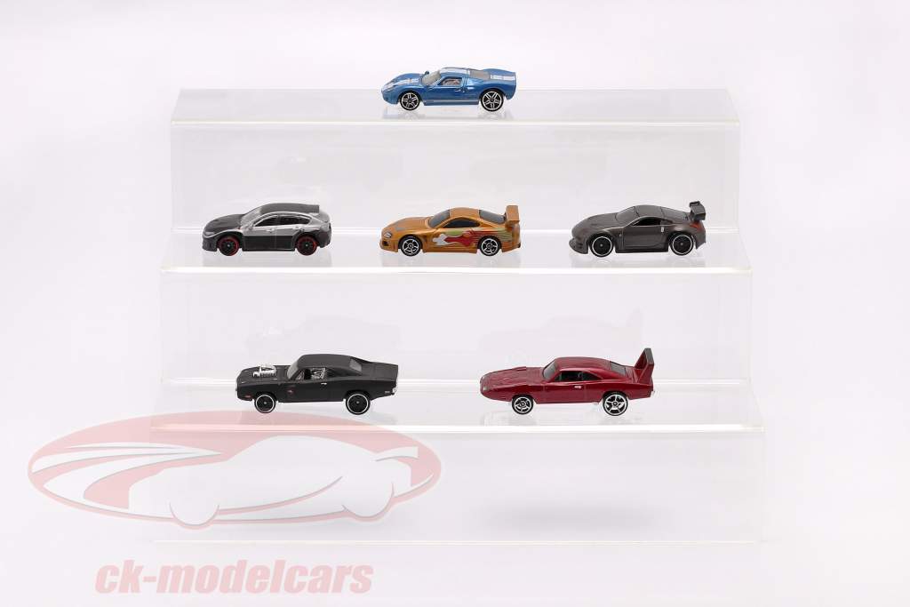 Præsentation trapper Med 3 niveauer Til Modelbiler i vægt 1:43 SAFE