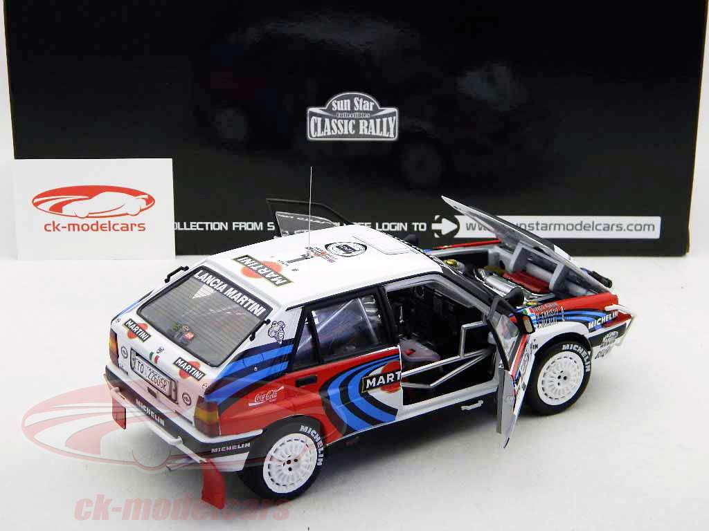 ランチアデルタHFインテグラーレ16V＃1マルティーニ·レーシングサファリラリー1991午前1時18分サンスター