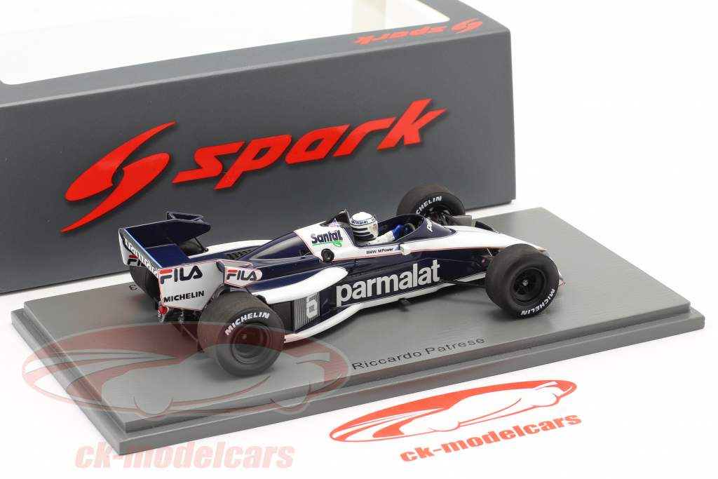 R. Patrese Brabham BT52B #6 Sieger Südafrika GP Formel 1 1983 1:43 Spark