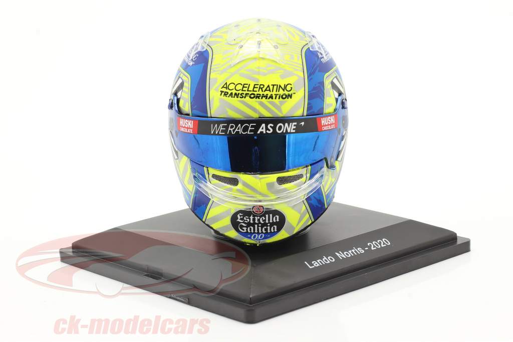Lando Norris #4 McLaren F1 Team formula 1 2020 helmet 1:5 Spark