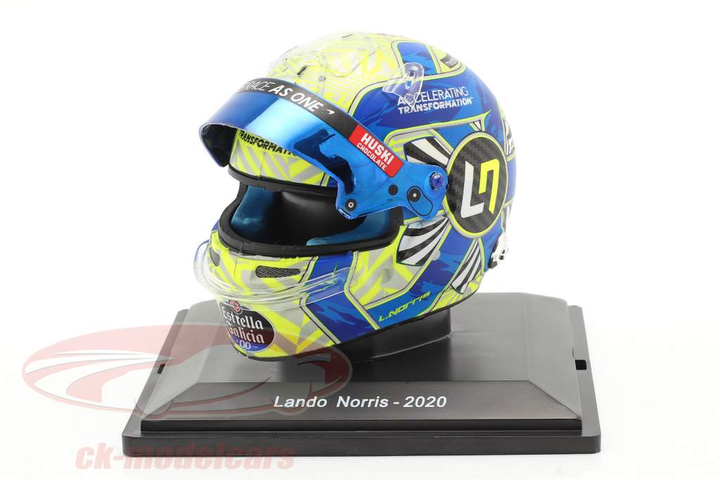 Lando Norris #4 McLaren F1 Team formula 1 2020 helmet 1:5 Spark
