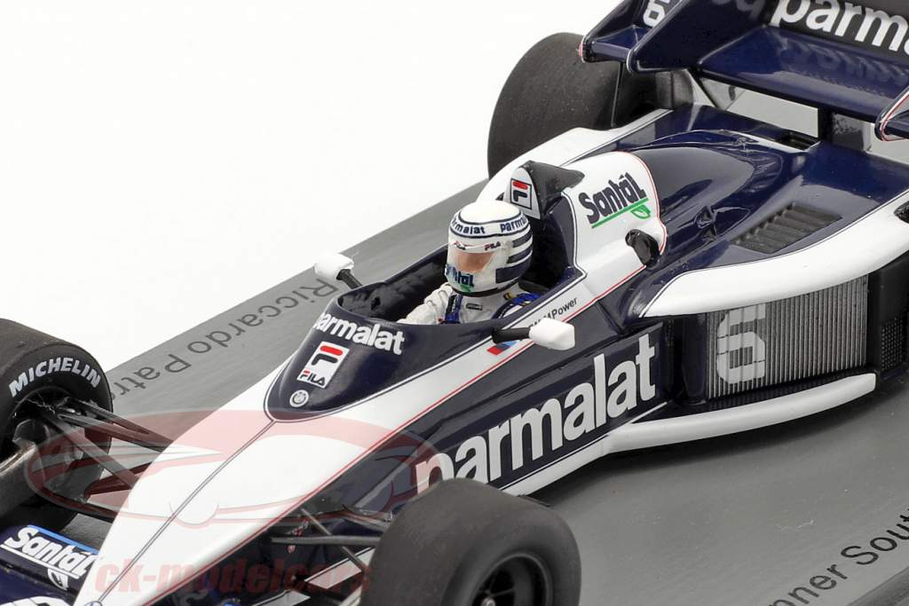 R. Patrese Brabham BT52B #6 Sieger Südafrika GP Formel 1 1983 1:43 Spark