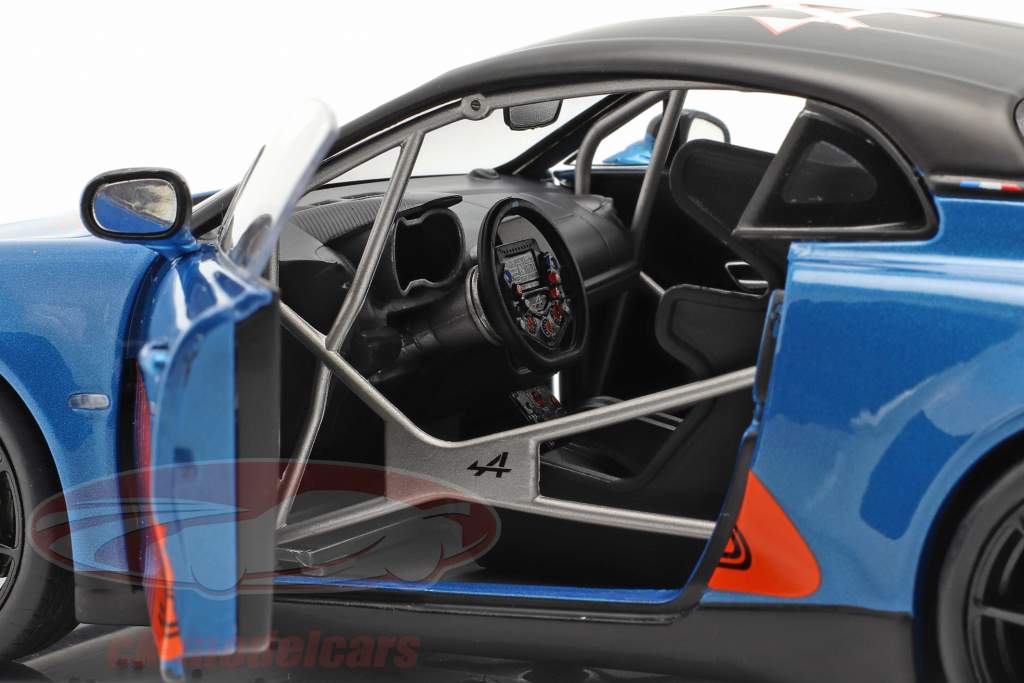 Alpine A110 Cup #36 Launch Livery 2019 blå / orange / sort 1:18 Solido