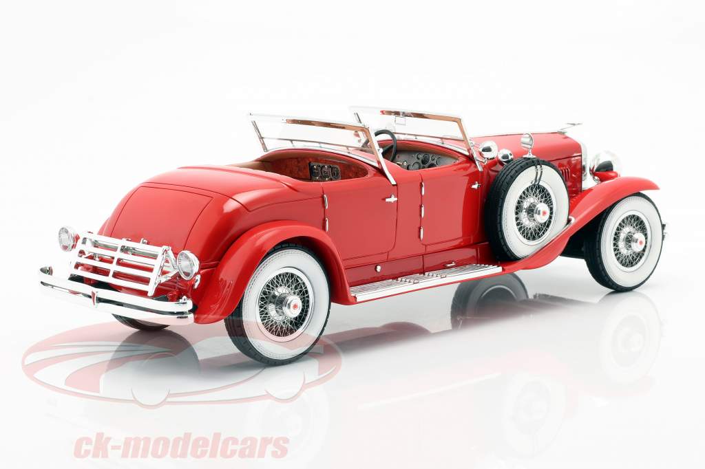 Duesenberg SJ 2608 Torpedo Phaeton Walker LaGrande 1930 red 1:18 Matrix