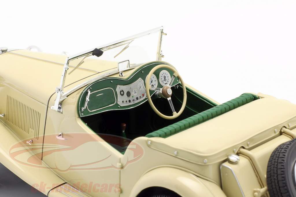 MG TD RHD Byggeår 1953 elfenben 1:18 Cult Scale
