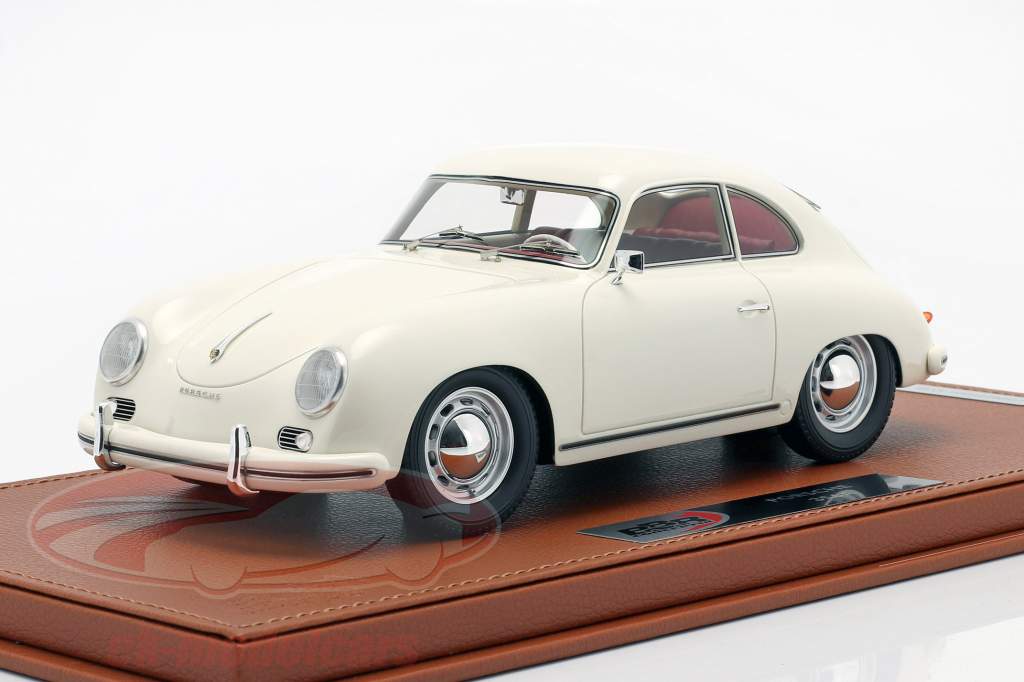Porsche 356A Année de construction 1955 blanc Avec Vitrine 1:18 BBR