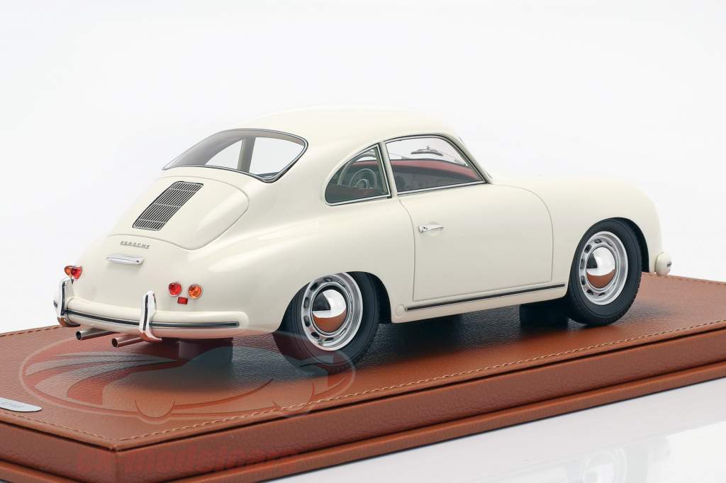 Porsche 356A Année de construction 1955 blanc Avec Vitrine 1:18 BBR