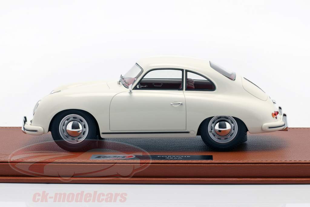 Porsche 356A Année de construction 1955 blanc Avec Vitrine 1:18 BBR