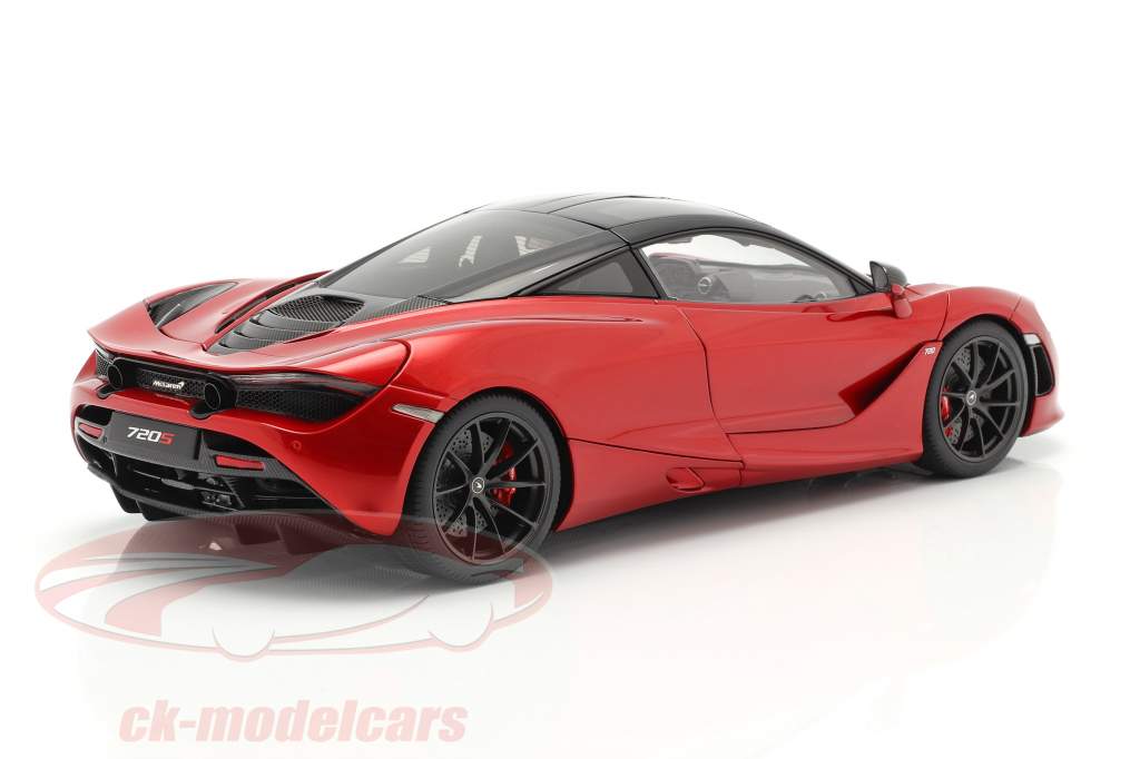 McLaren 720S Byggeår 2017 rød metallisk 1:18 AUTOart