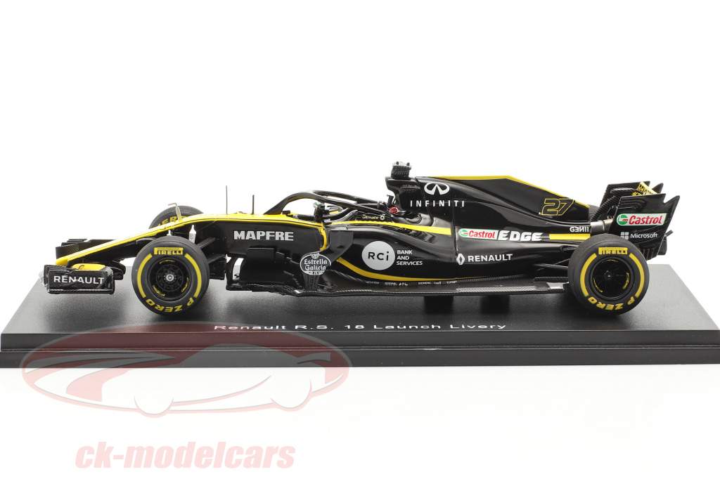 Nico Hülkenberg Renault R.S.18 #27 Launch 版 式 1 2018 1:43 Spark
