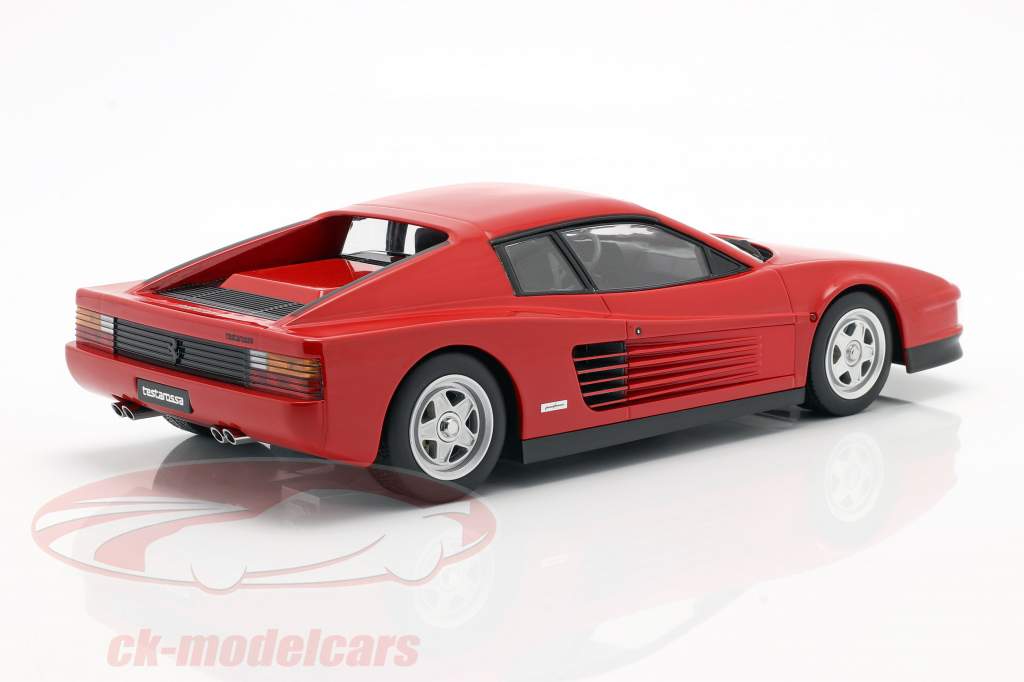 Ferrari Testarossa Monospecchio Bouwjaar 1984 rood 1:18 KK-Scale