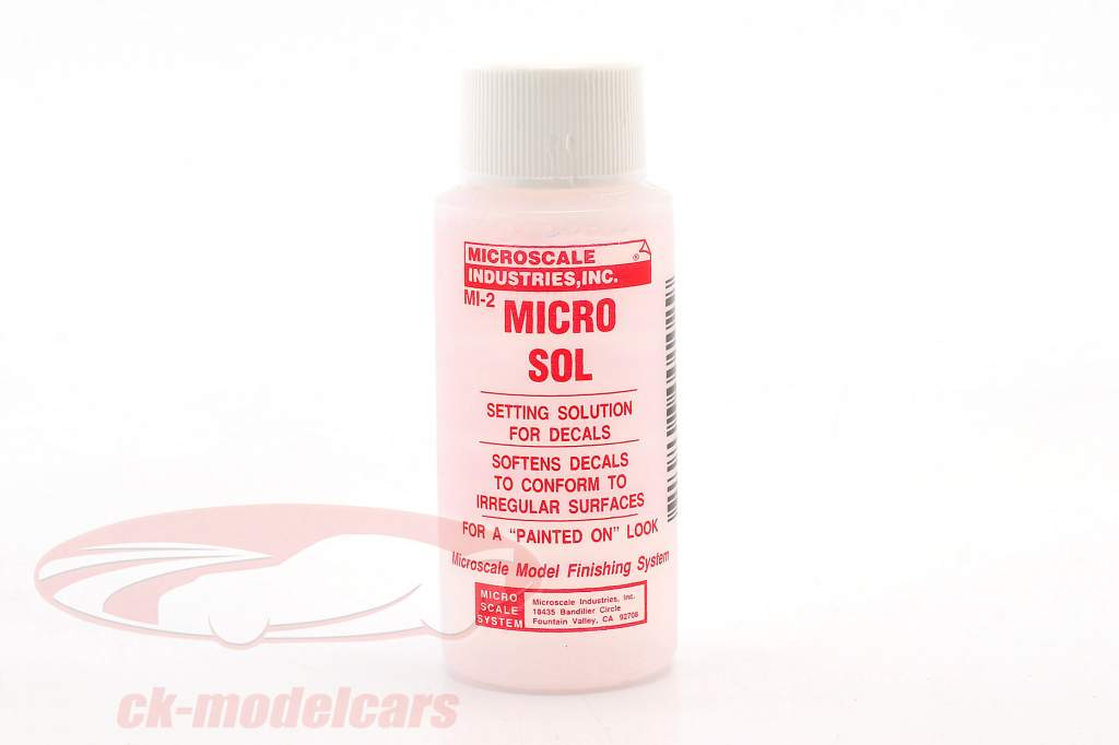 Liquid Setting Solution for labels / Decals 30ml Microscale