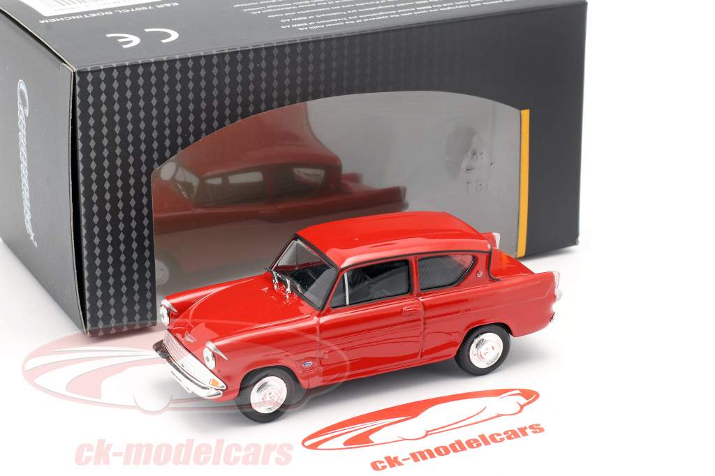 Ford Anglia MKI red 1:43 Cararama