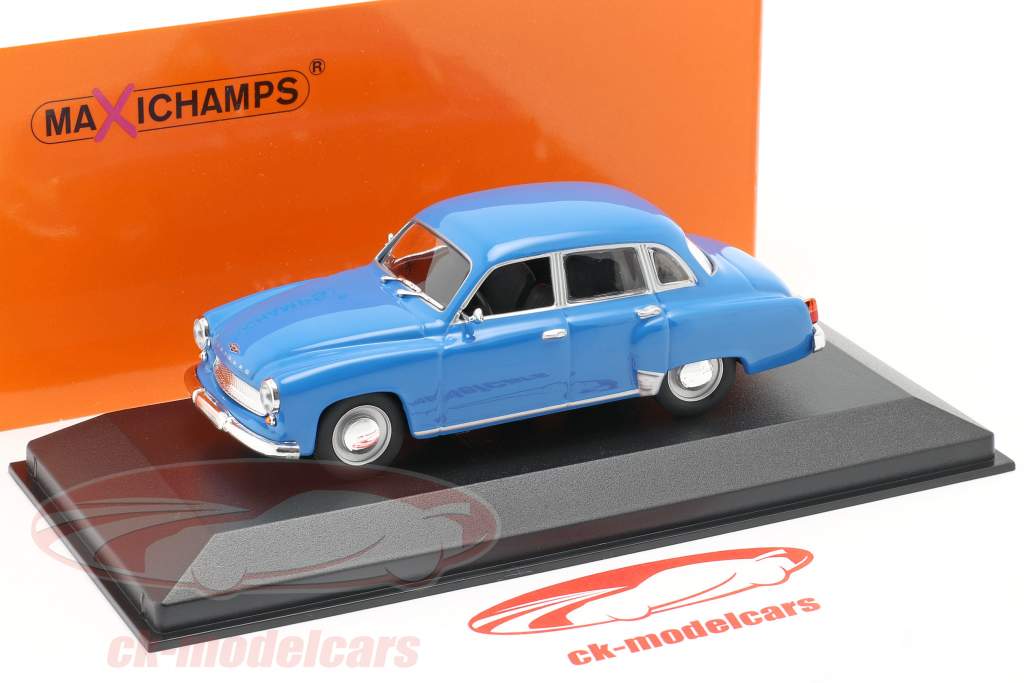 Wartburg 311 anno 1959 blu 1:43 MInichamps