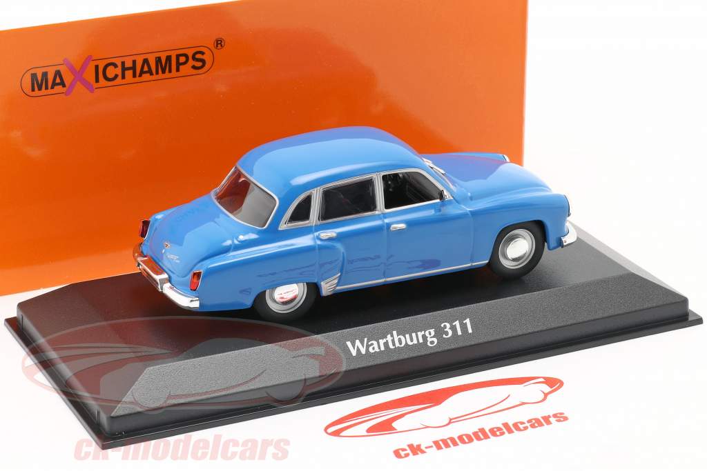 Wartburg 311 anno 1959 blu 1:43 MInichamps