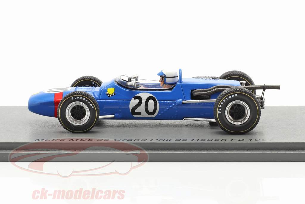 Jo Schlesser Matra MS5 #20 3 ° GP de Rouen formula 2 1967 1:43 Spark