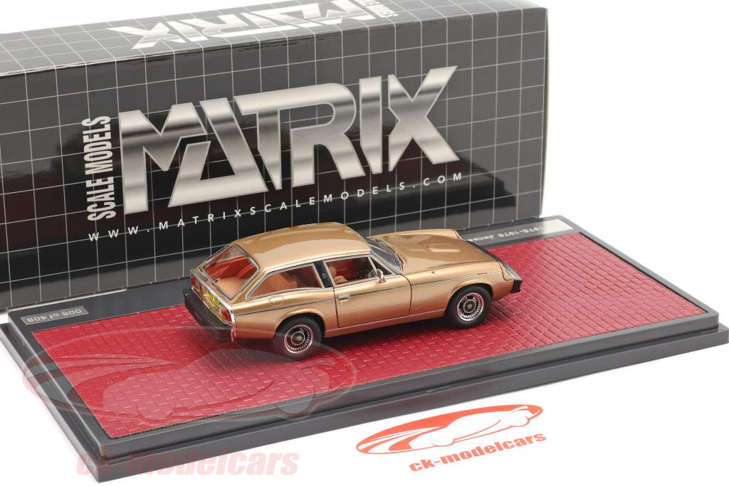 Jensen GT year 1975-1976 gold metallic 1:43 Matrix