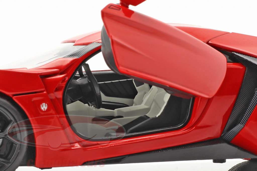 Dom's Lykan Hypersport 2014 Fast & Furious 7 (2015) with figure 1:18 Jada Toys