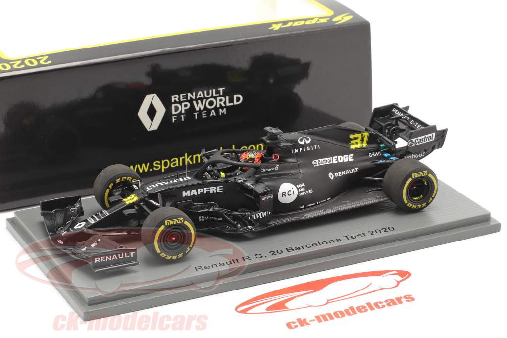 Esteban Ocon Renault R.S.20 #31 Barcelona teste Fórmula 1 2020 1:43 Spark