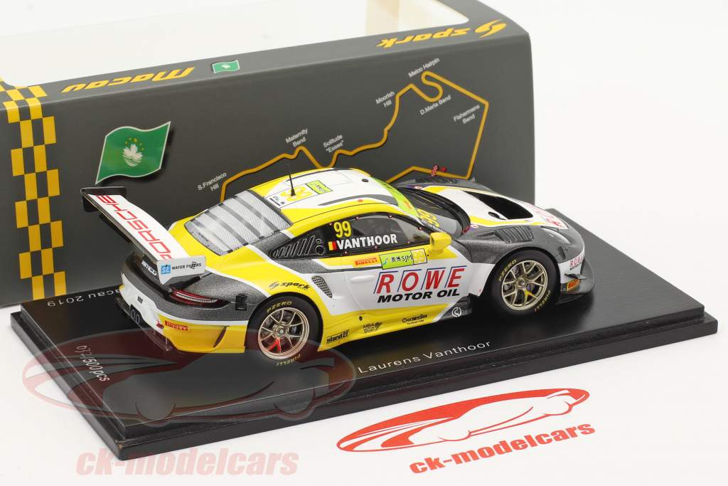 Porsche 911 GT3 R #99 2 ° FIA GT World Cup Macau 2019 L. Vanthoor 1:43 Spark
