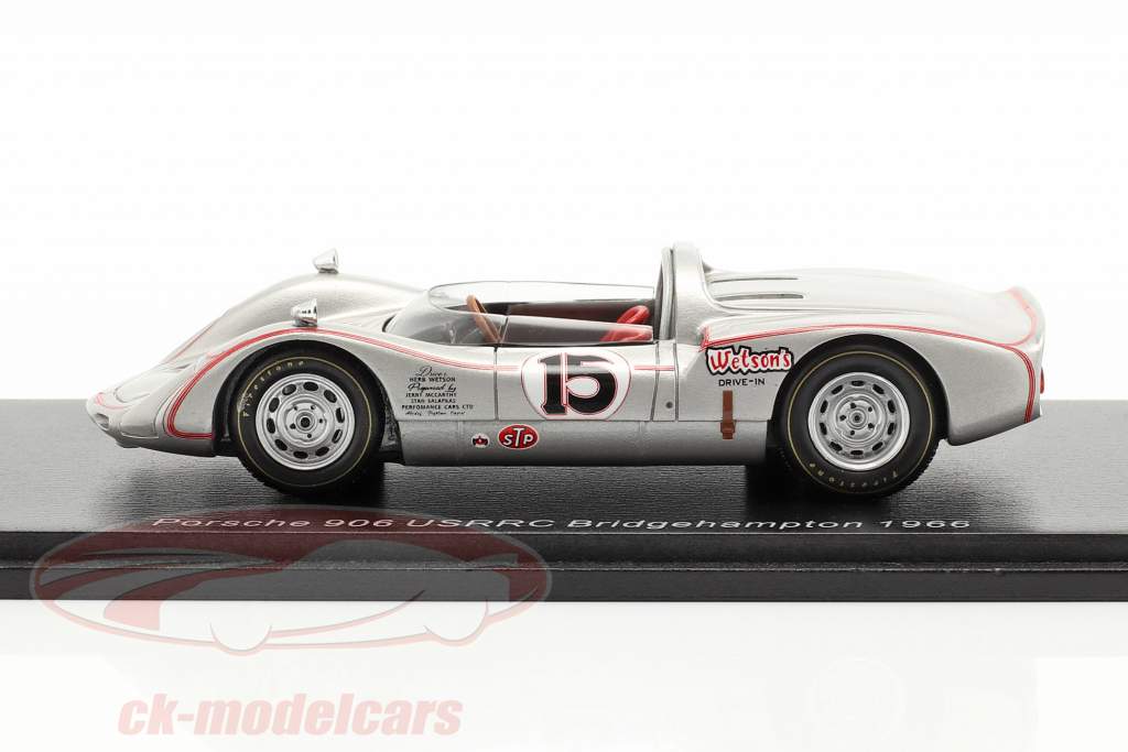 Porsche 906 #15 USRRC Bridgehampton 1966 Herb Wetanson 1:43 Spark