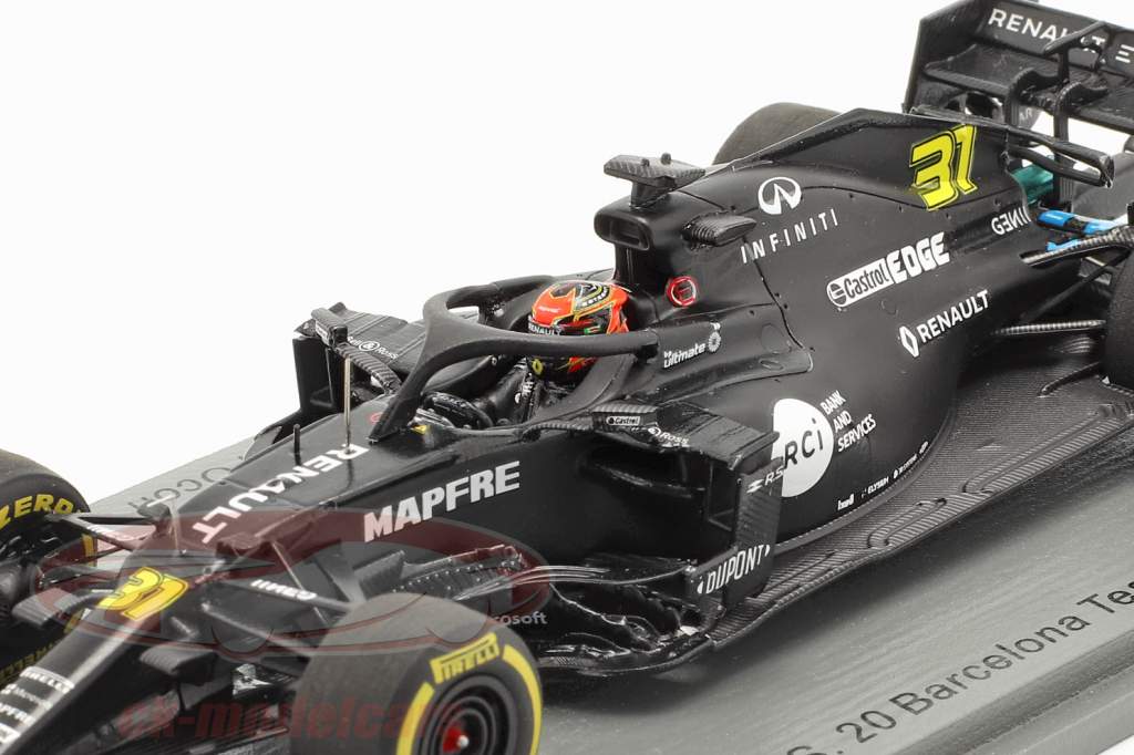 Esteban Ocon Renault R.S.20 #31 Barcelona teste Fórmula 1 2020 1:43 Spark