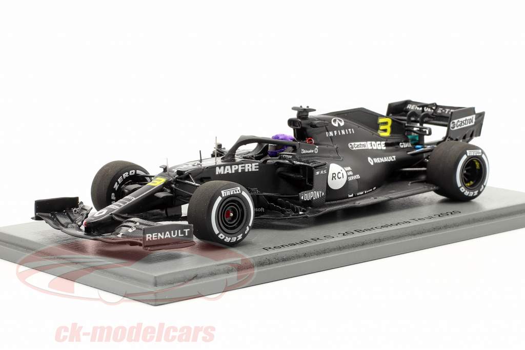 Daniel Ricciardo Renault R.S.20 #3 バルセロナ テスト 式 1 2020 1:43 Spark