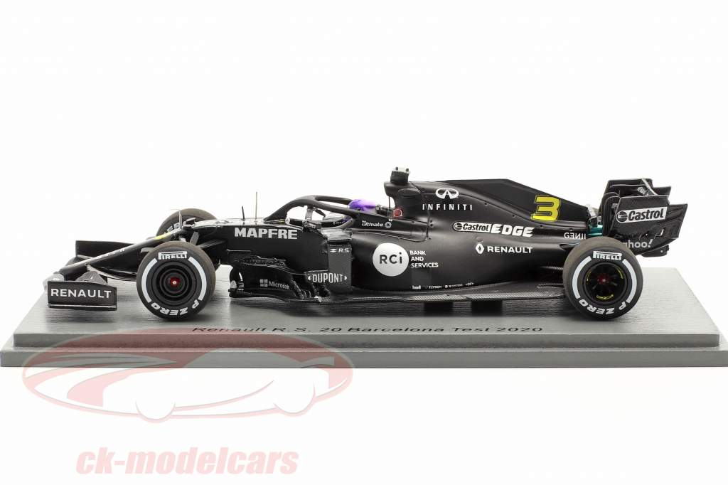 Daniel Ricciardo Renault R.S.20 #3 バルセロナ テスト 式 1 2020 1:43 Spark
