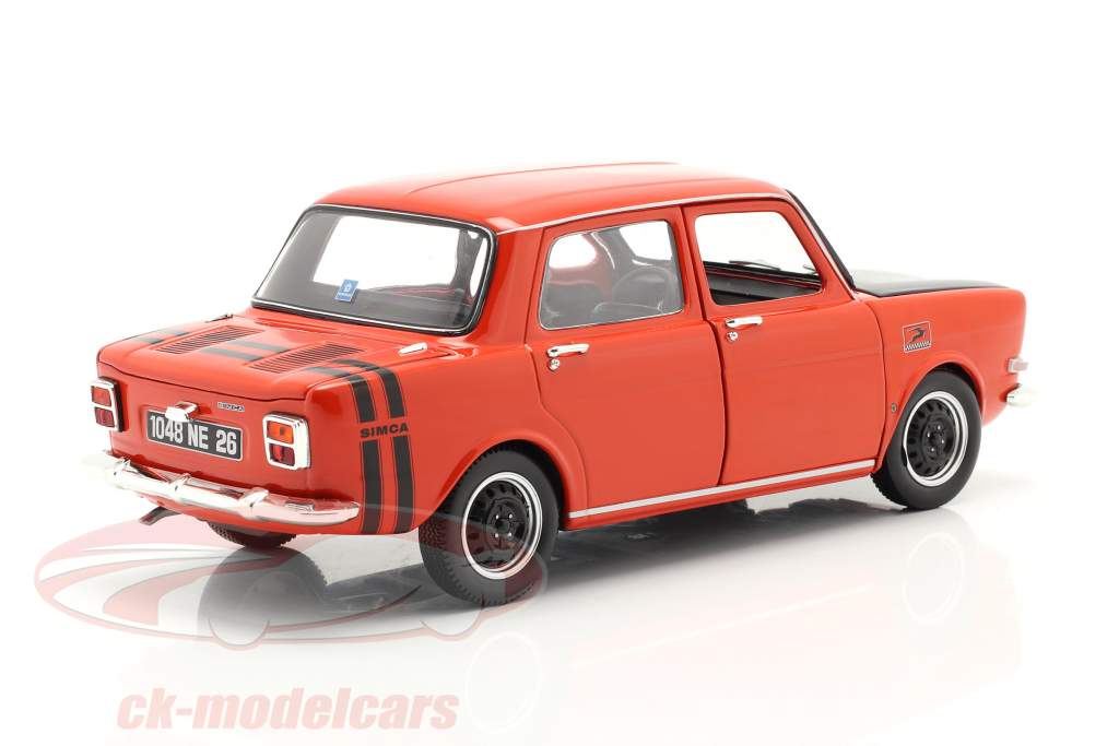 Simca 1000 Rallye 2 建設年 1971 sarde 赤 1:18 Norev