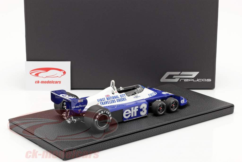 Ronnie Peterson Tyrrell P34 six wheels #3 formula 1 1977 1:18 GP Replicas