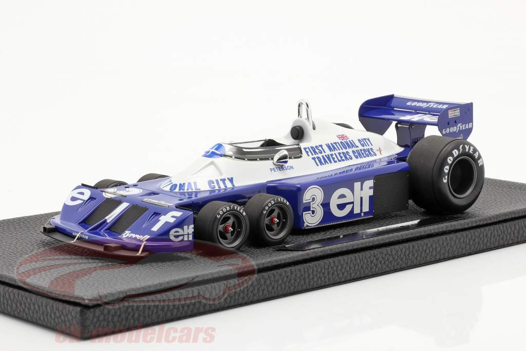 Ronnie Peterson Tyrrell P34 seis rodas #3 Fórmula 1 1977 1:18 GP Replicas