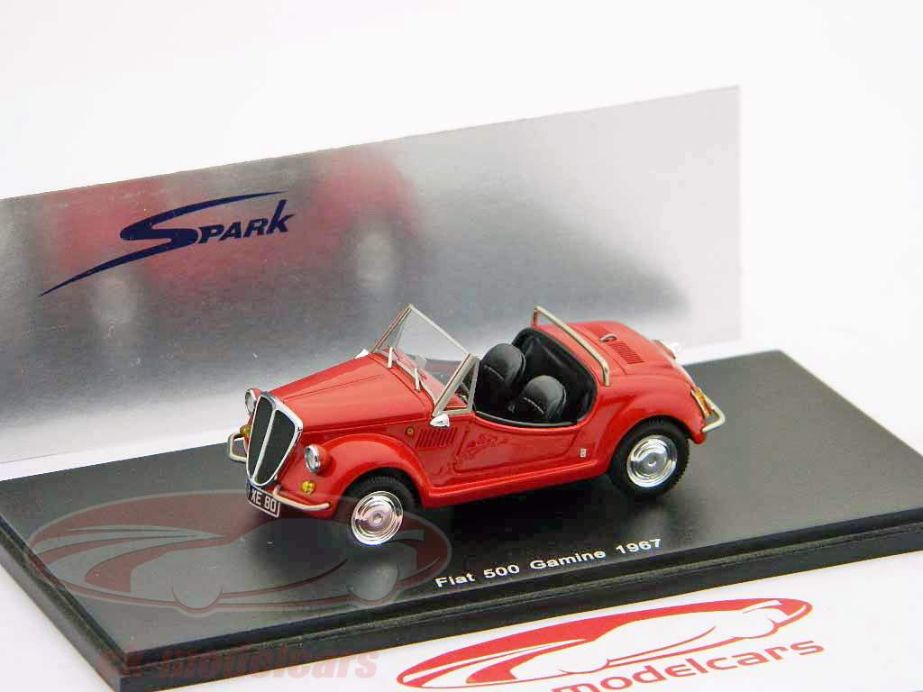 Fiat 500 Gamine 1967 red 1:43 Spark