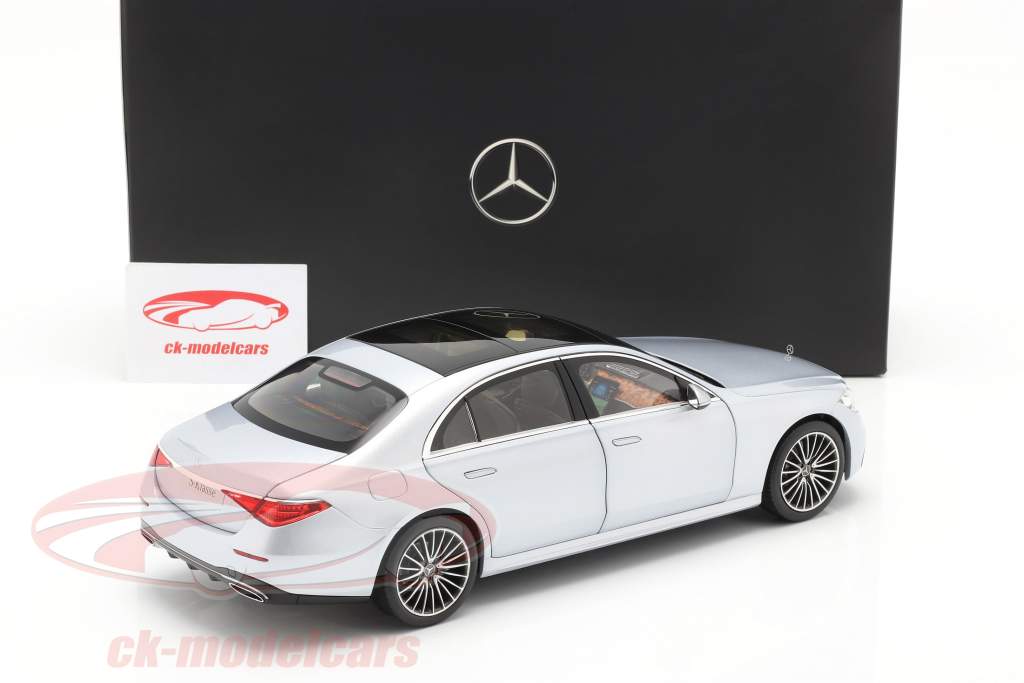 Mercedes-Benz S-klasse (V223) Bouwjaar 2020 hightech zilver 1:18 Norev