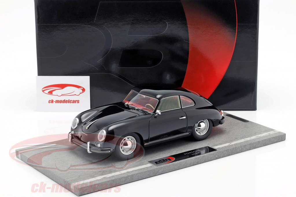 Porsche 356A Opførselsår 1955 sort 1:18 BBR