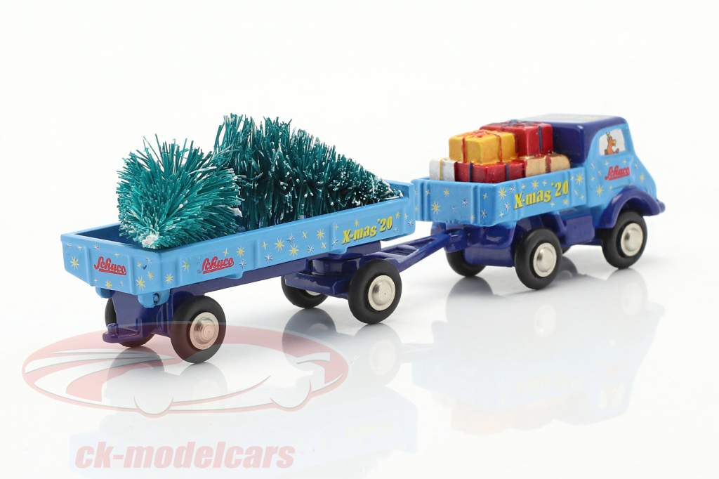 Unimog 401 mit Ladegut Weihnachts-Edition 2020 1:90 Schuco Piccolo