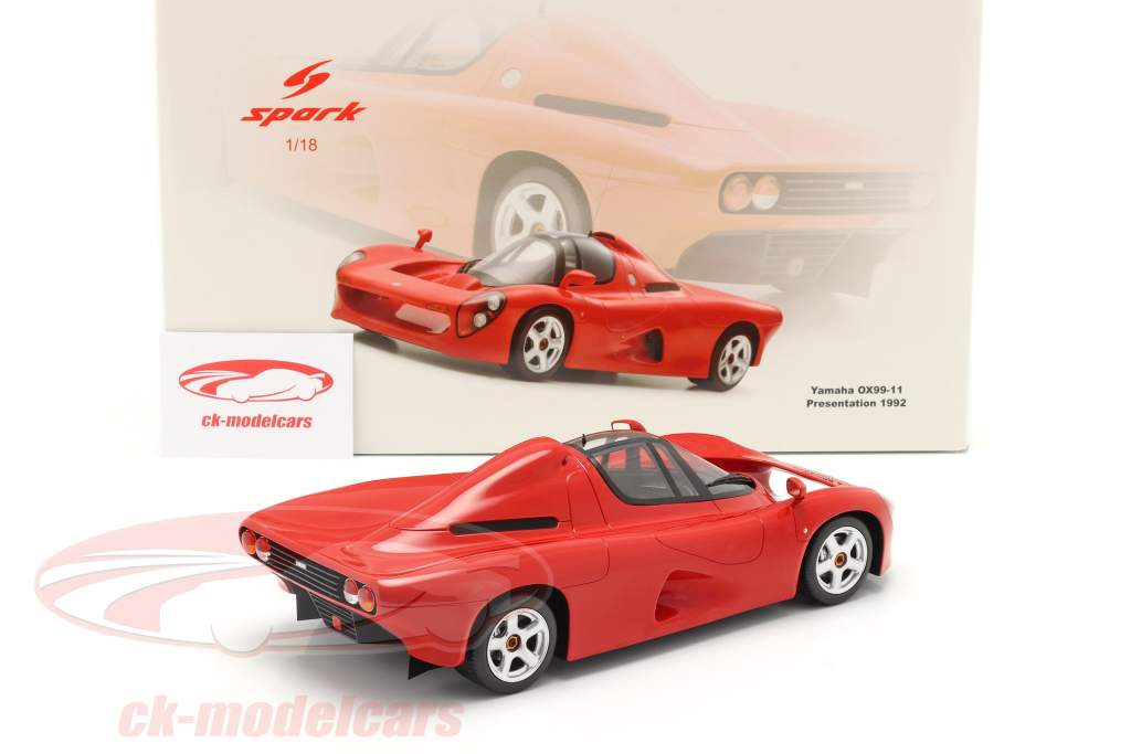Yamaha OX99-11 Presentation Car 1992 rød 1:18 Spark